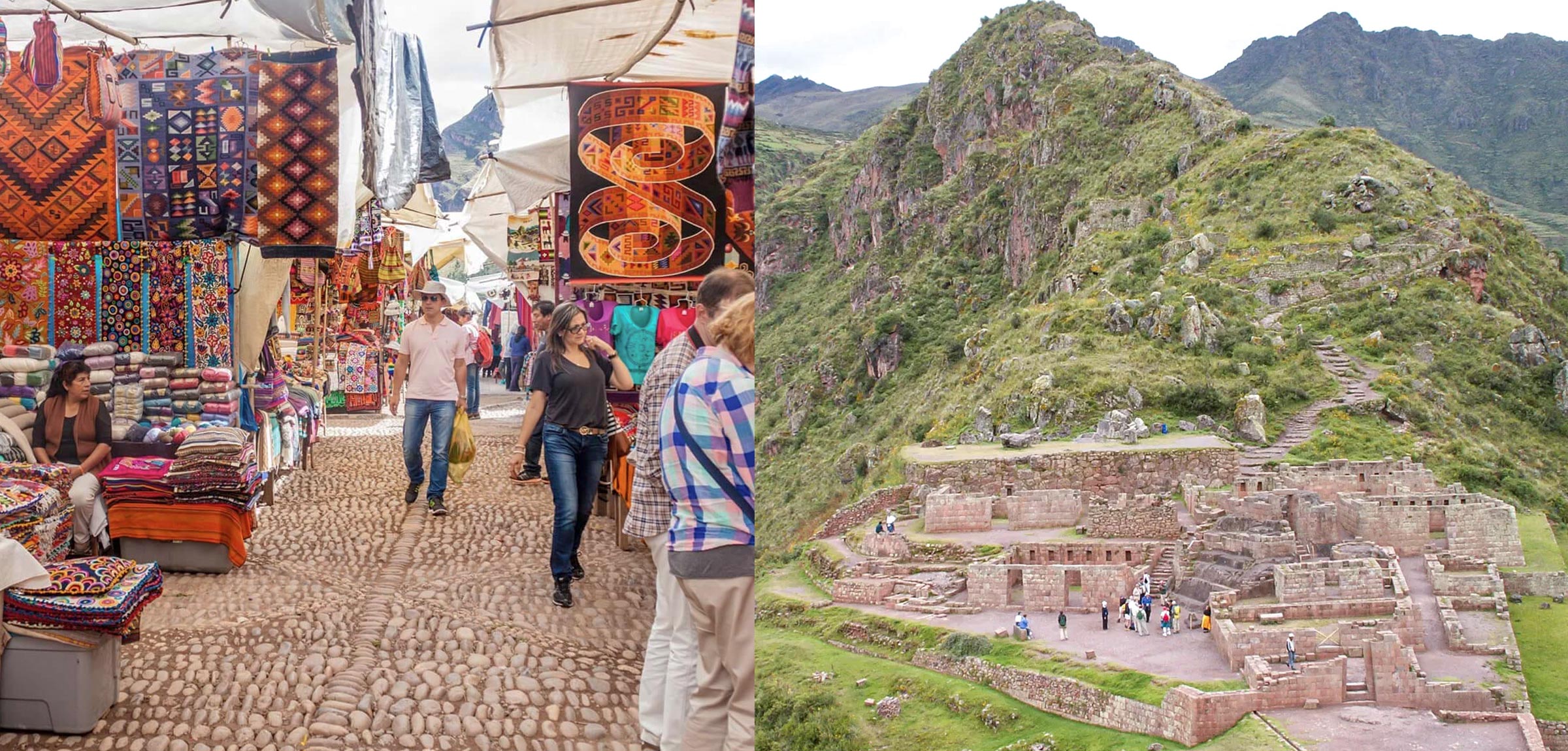Pisac Market - Pisac Ruins