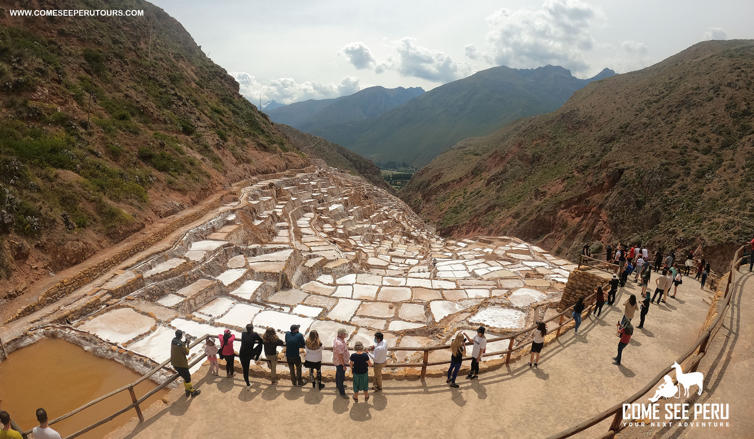 View of the Salt Mines of Maras