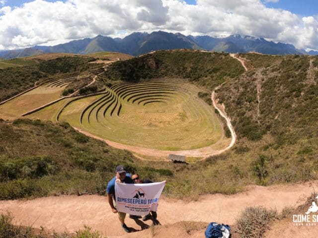 Moray ruins from Ollantaytambo
