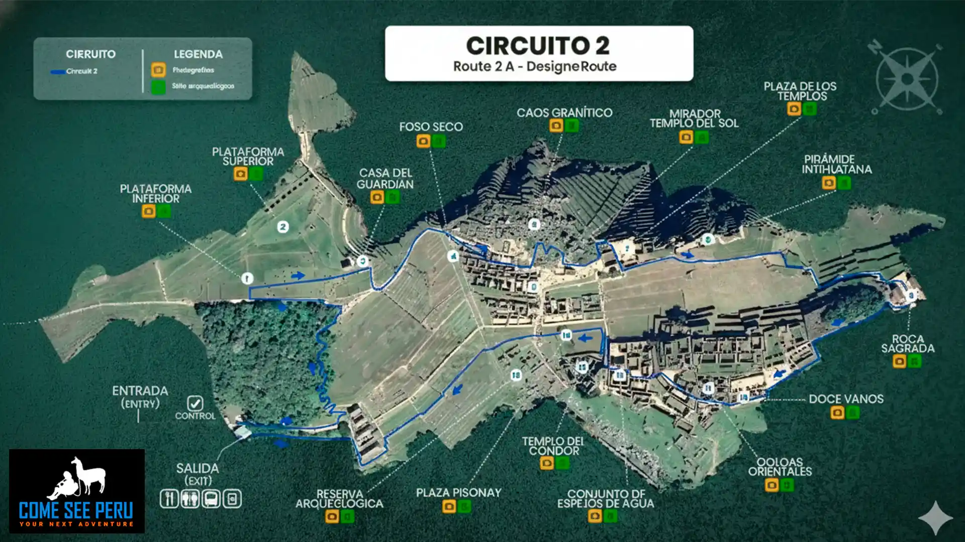 Machu Picchu 1 Day Tour with Circuit 2