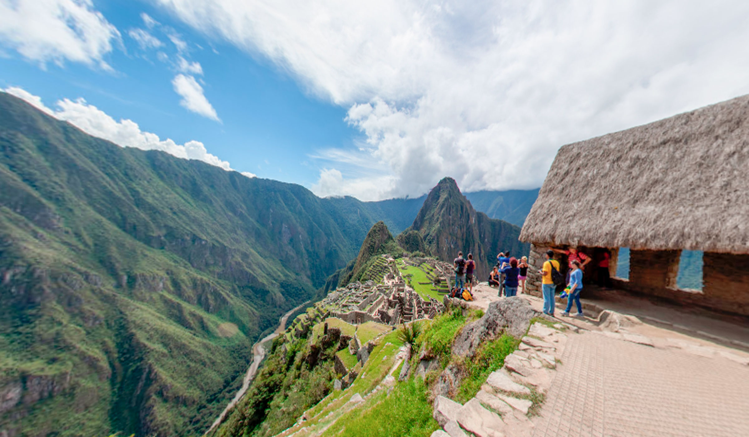 View of Machu Picchu from the Guard House