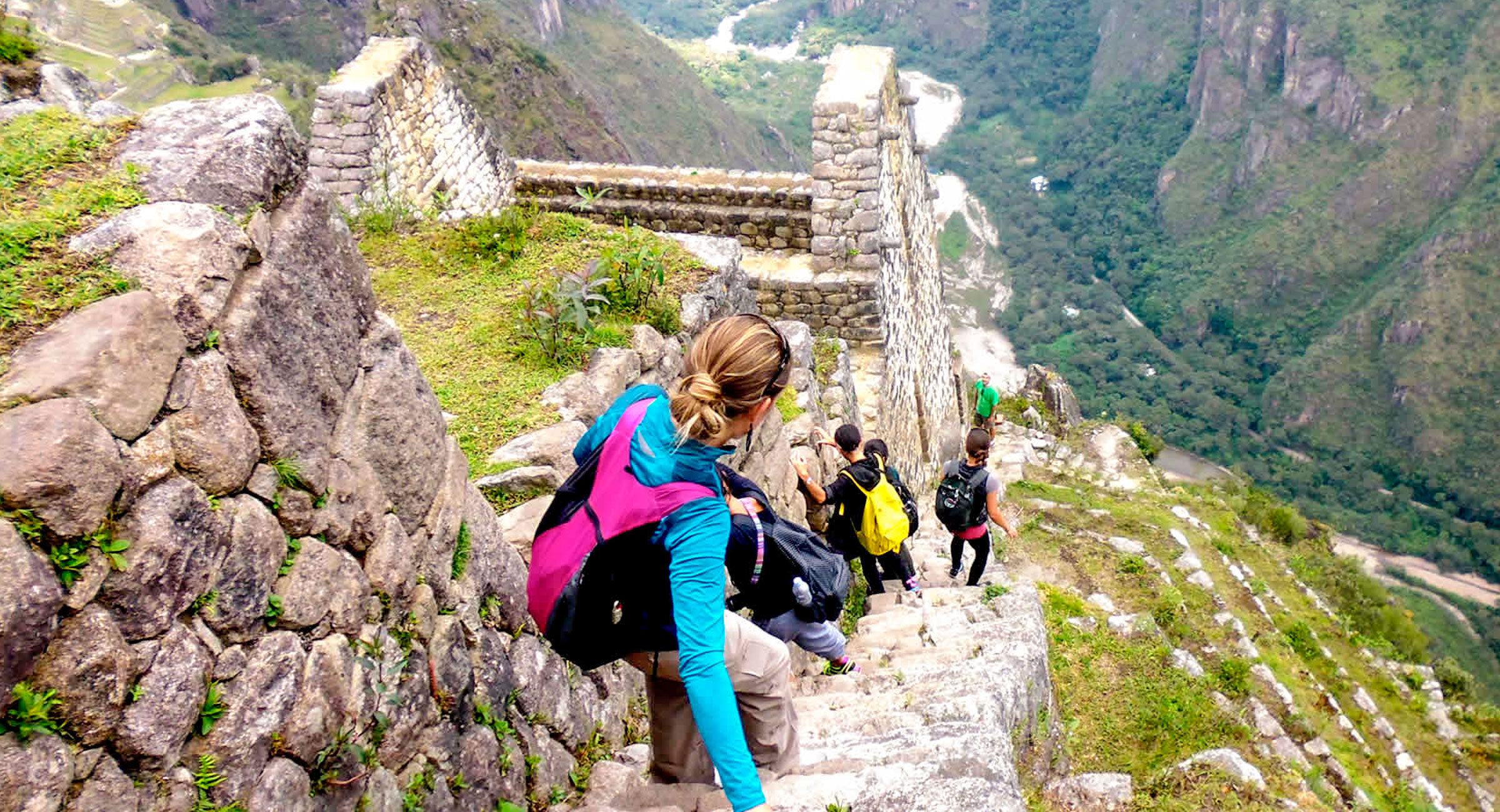 Hiking Huayna Picchu Mountain