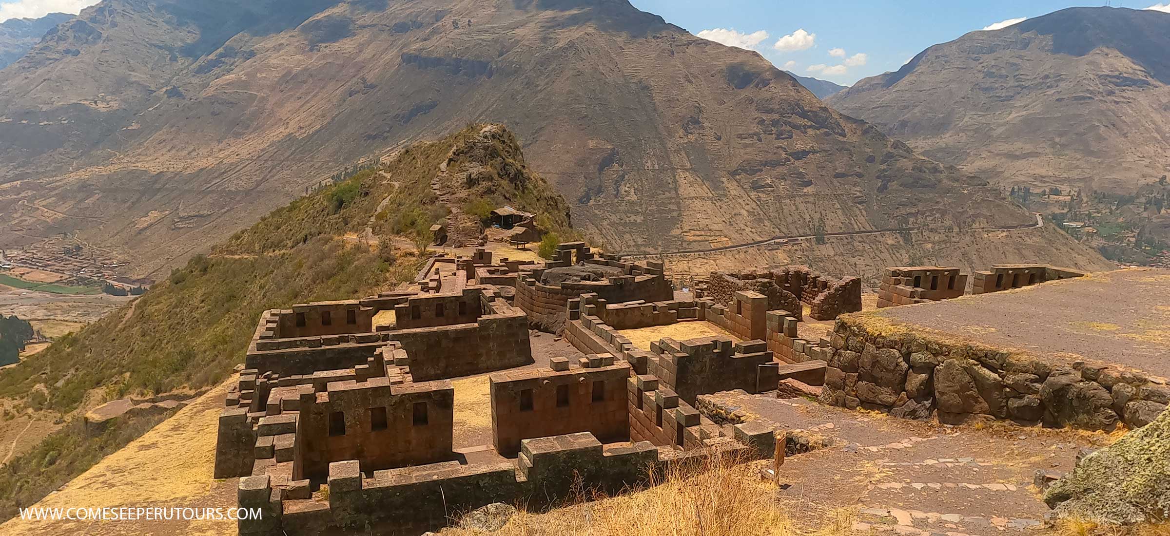 The ruins of Pisac in Peru