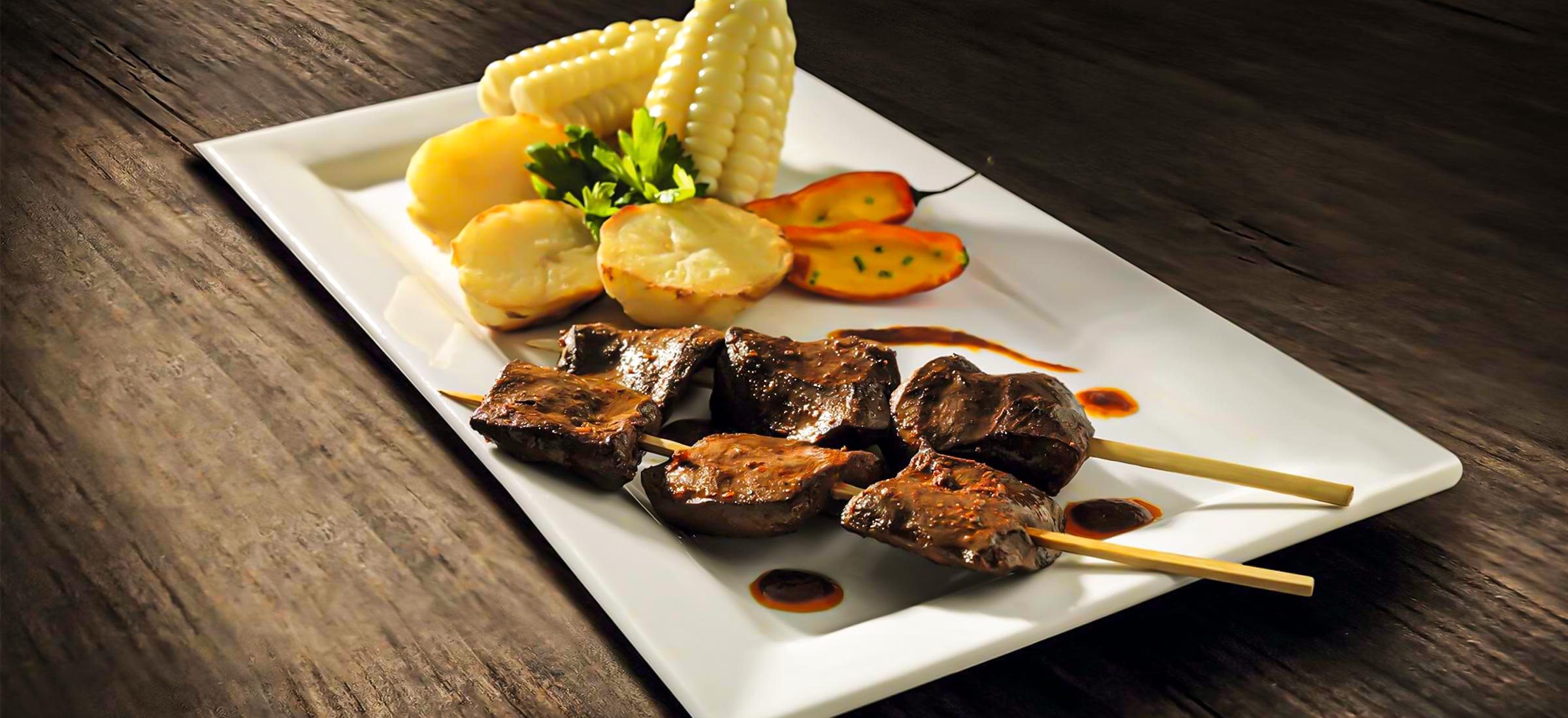 Peruvian Grilled Beef Heart Skewers