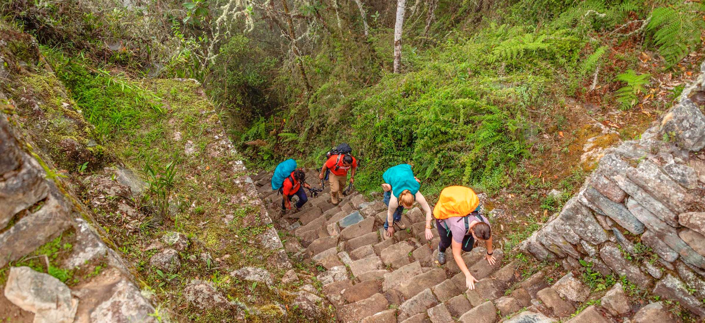 Climbing to the Sun Gate
