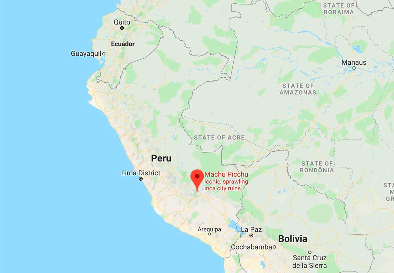 Where is Machu Picchu in Peru