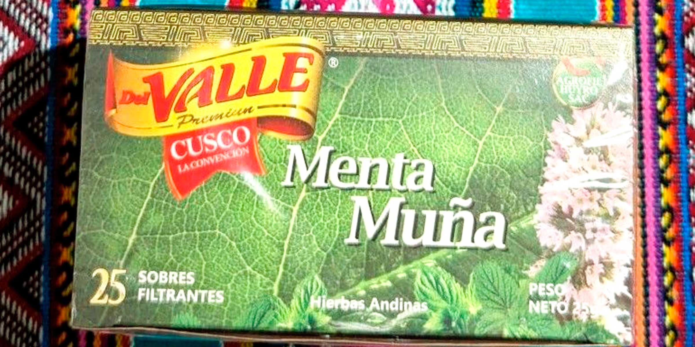 Muña tea bags