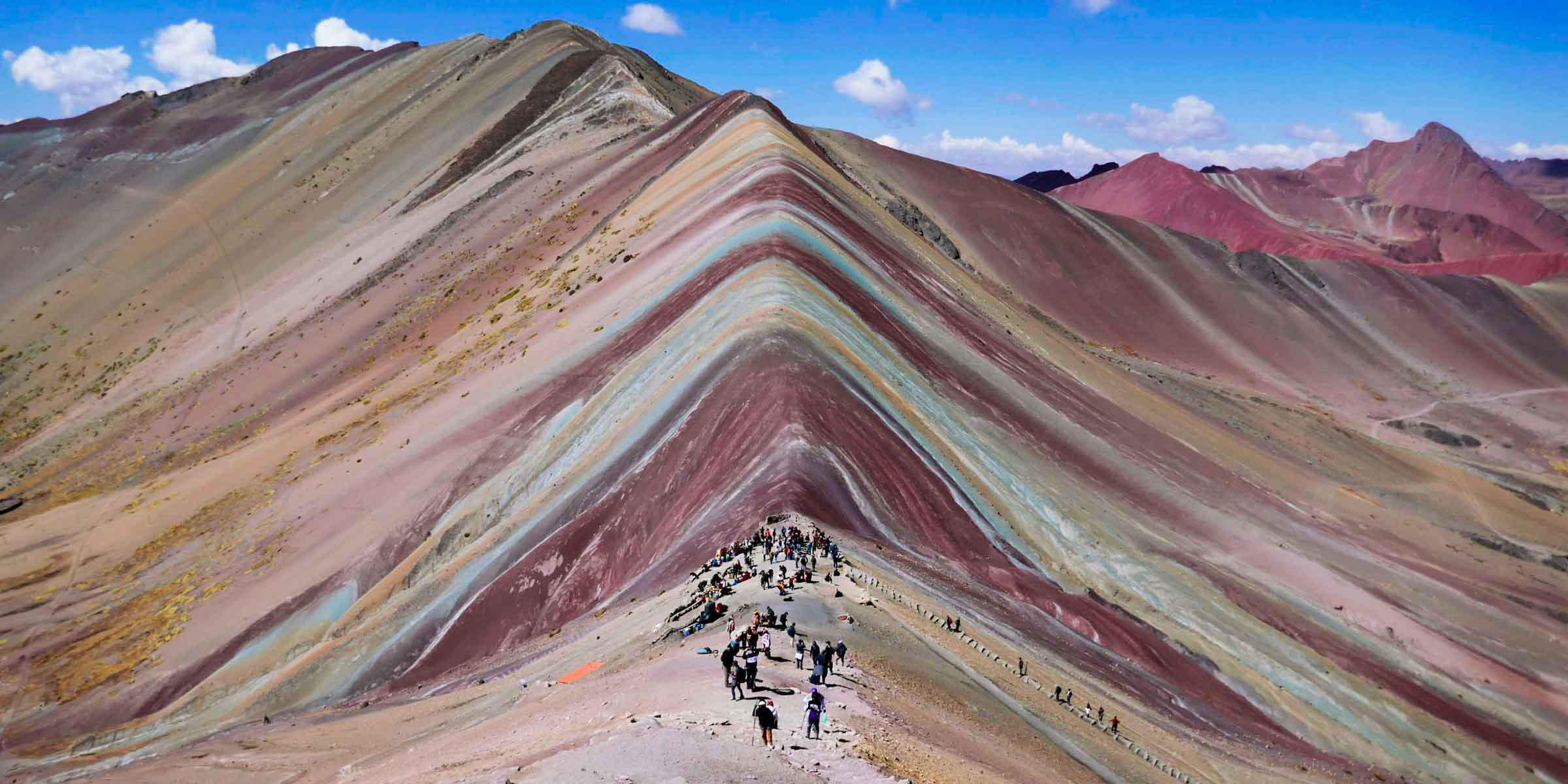 Rainbow Mountain in July