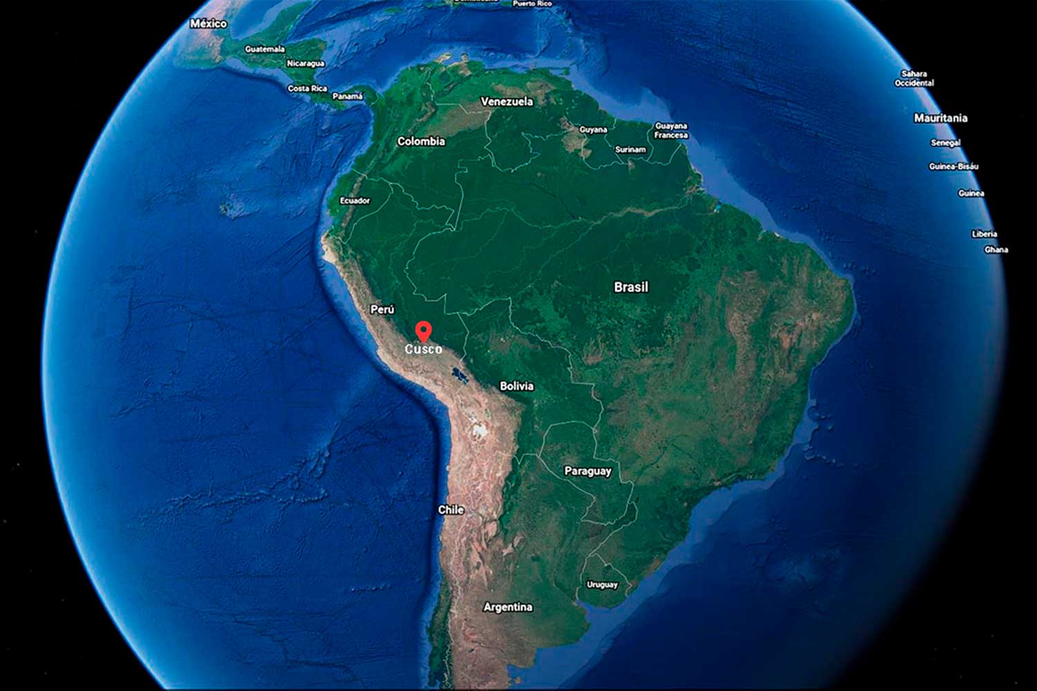 Cusco, Peru Map